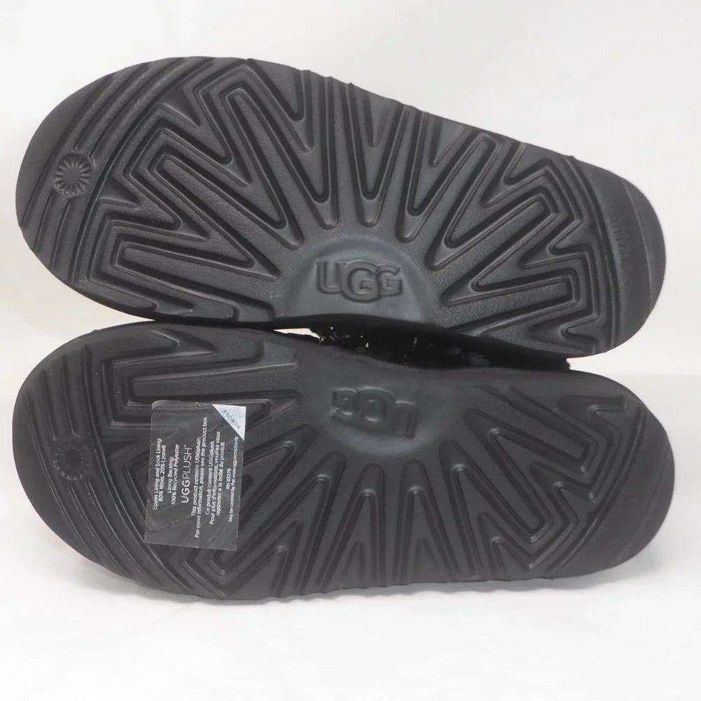 UGG Kids Black Sequin Classic Short Boot